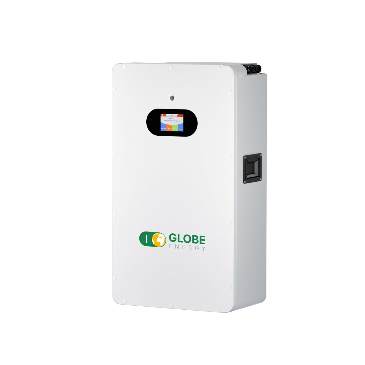 Globe Energy hjemmebatteri – veggmontert med touchskjerm